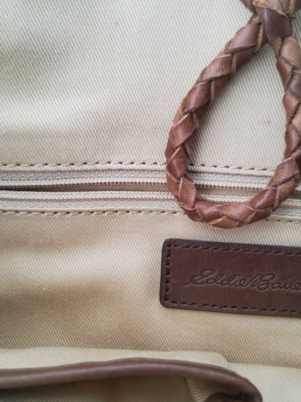 Eddie Bauer Straw Tote Bag - Picture 3 of 7